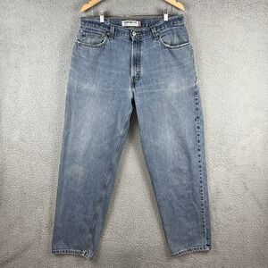 Levi's 560 Jeans Mens 36x33 Blue Comfort Fit Tapered Leg Medium Wash Denim